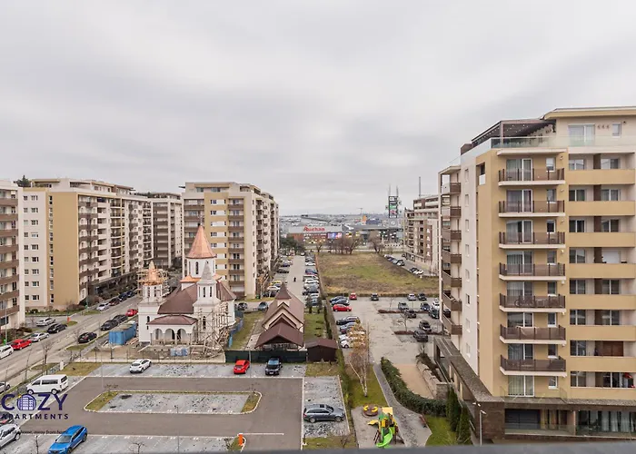 Cozy Cityscape - Near Coresi Mall #brasov Апартаменты *