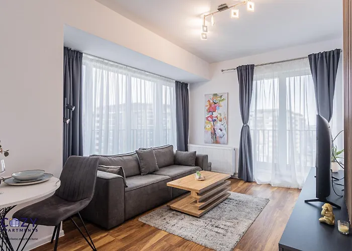 Cozy Cityscape - Near Coresi Mall #brasov Апартаменты *